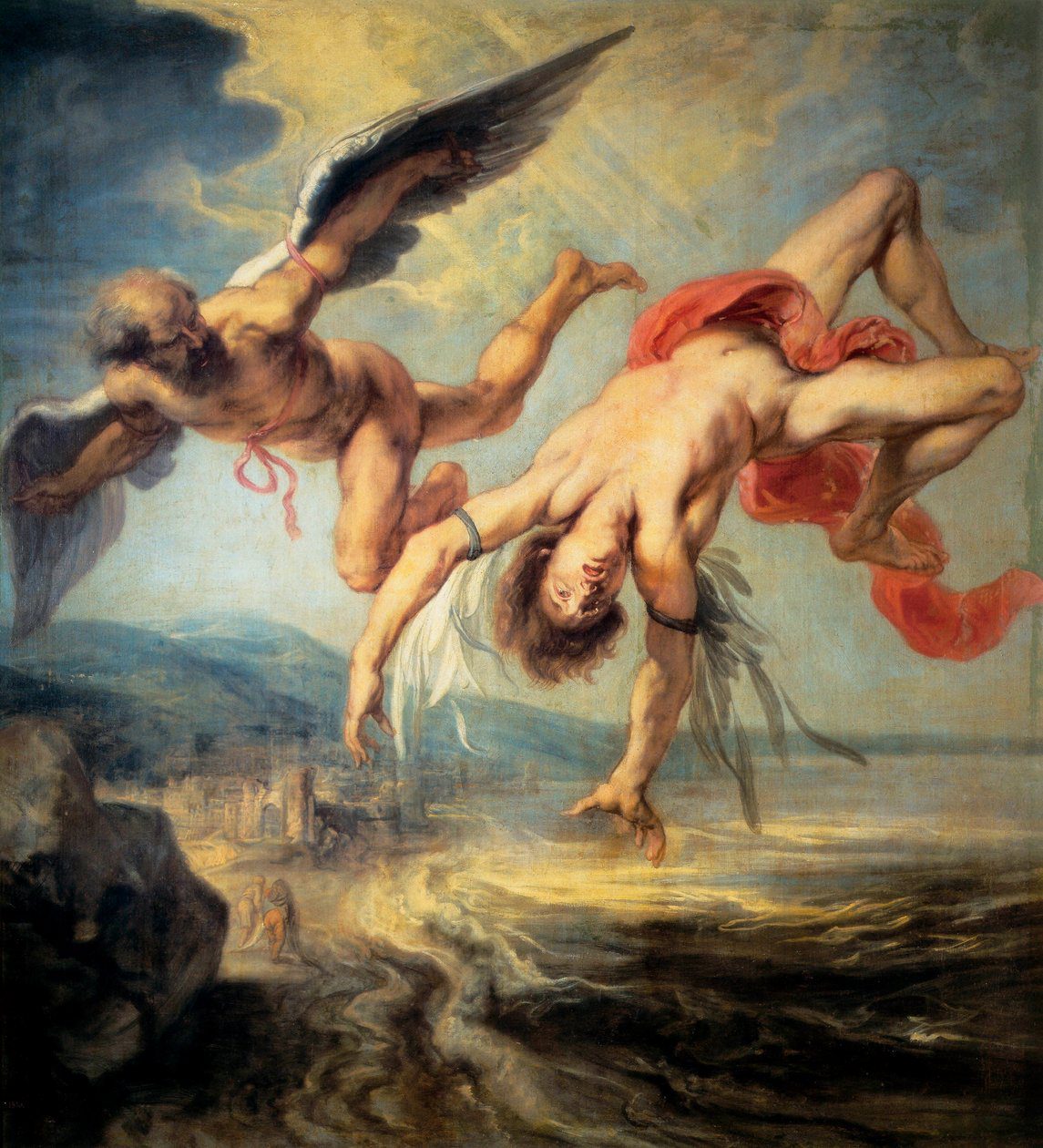 chute d'icare exces de confiance